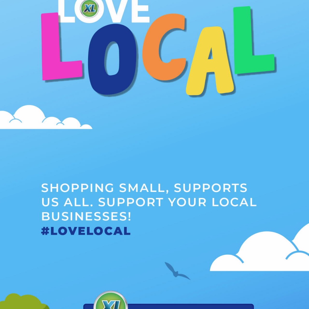 Love Local. Shopping small supports us all. Support you local busines